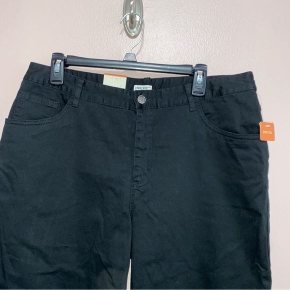 Cherokee NWT black cropped pants size 14 - Picture 4 of 6